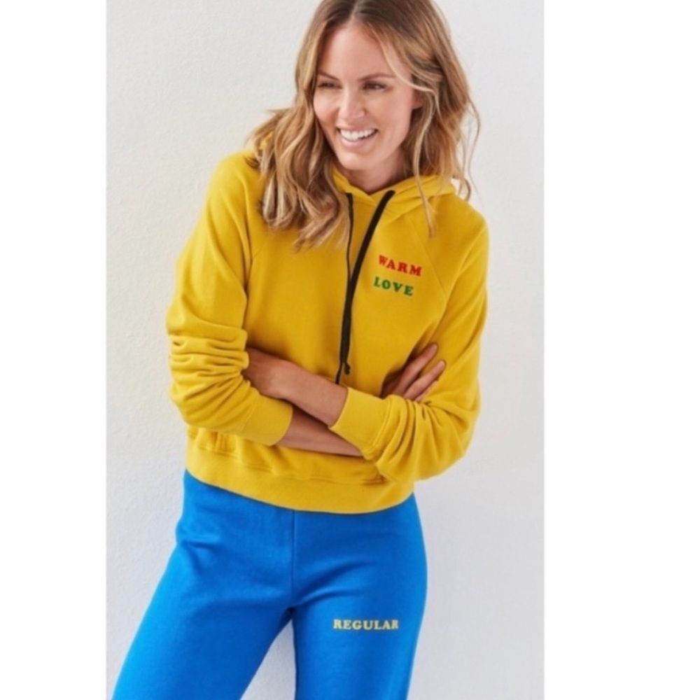 Warm Love Sweatshirt in Yellow- XS,S